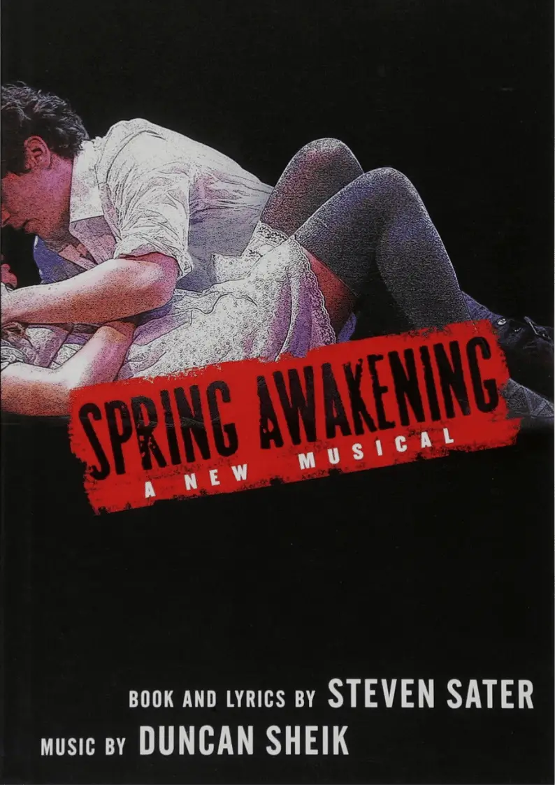 Spring Awakening theater production poster